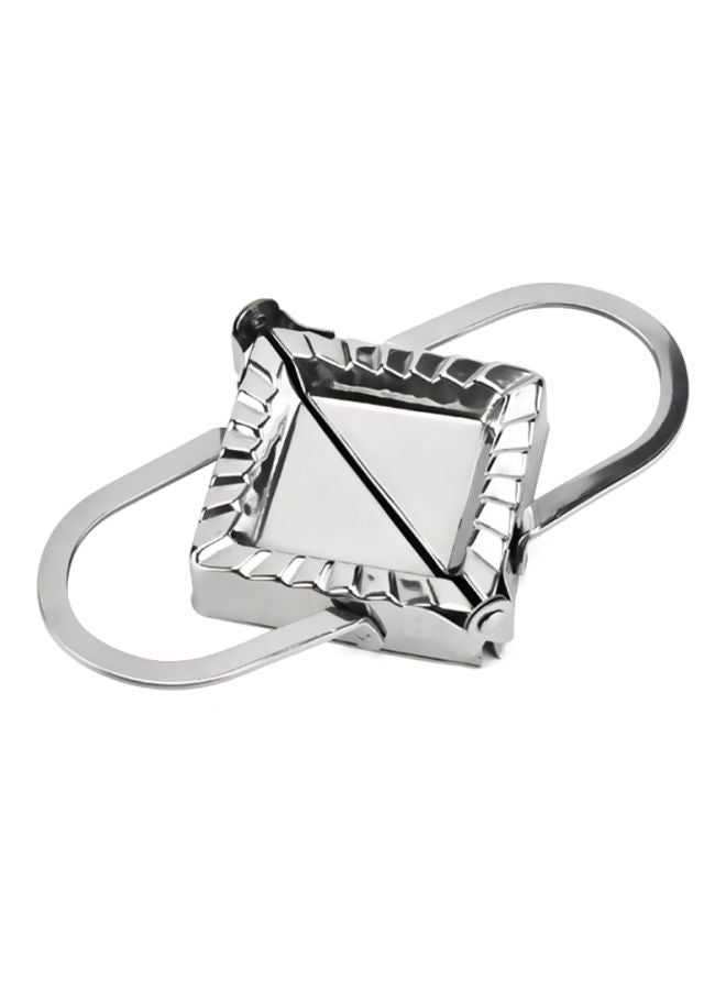 ماكينة صنع دمبلينغ فضي 13x10.7سم - Image 3